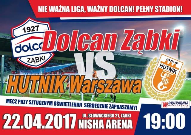 Dolcan Ząbki vs Hutnik Warszawa