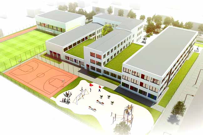 Projekt przebudowy Szkoły Podstawowej nr 2 w Markach