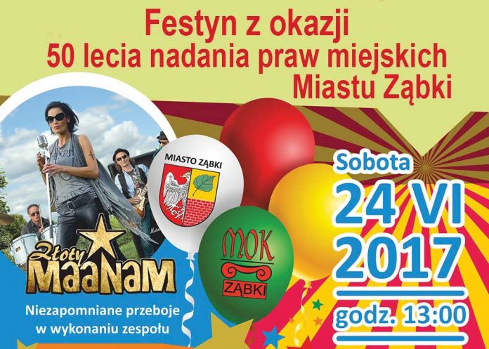 Festyn z okazji 50-lecia nadania praw miejskich Miastu Ząbki