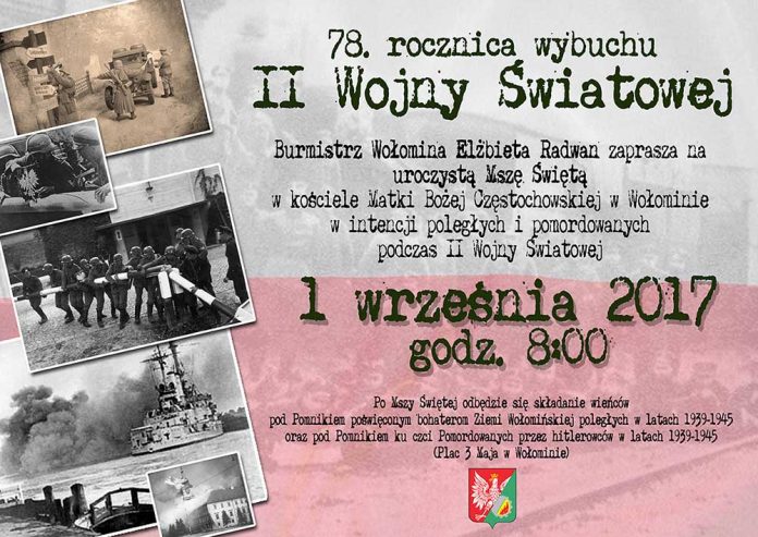 78. rocznica wybuchu II Wojny Światowej