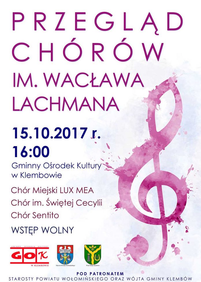 Przegląd Chórów im. Wacława Lachmana w Klembowie