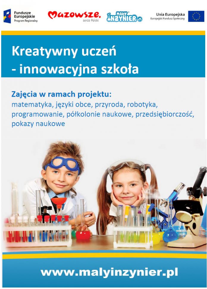 Kreatywny uczeń – innowacyjna szkoła w Zielonce
