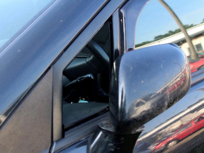 Zabezpieczona przez policjantów Toyota, fot. KPP Wołomin