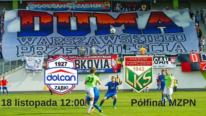Dolcan Ząbki vs. Mazur Karczew, fot: MKS Dolcan Ząbki