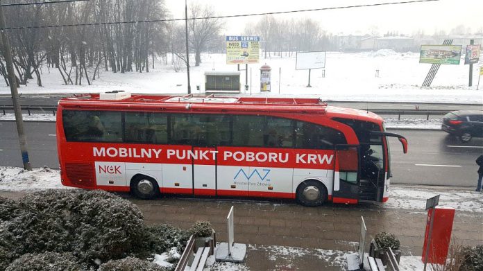 Akcja krwiodawstwa w Markach, fot: Urząd Miasta Marki