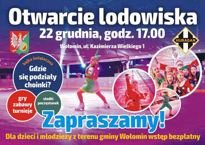 W najbliższy piątek otwarcie lodowiska w Wołominie