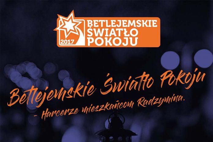 Betlejemskie Światło Pokoju - Harcerze mieszkańcom Radzymina