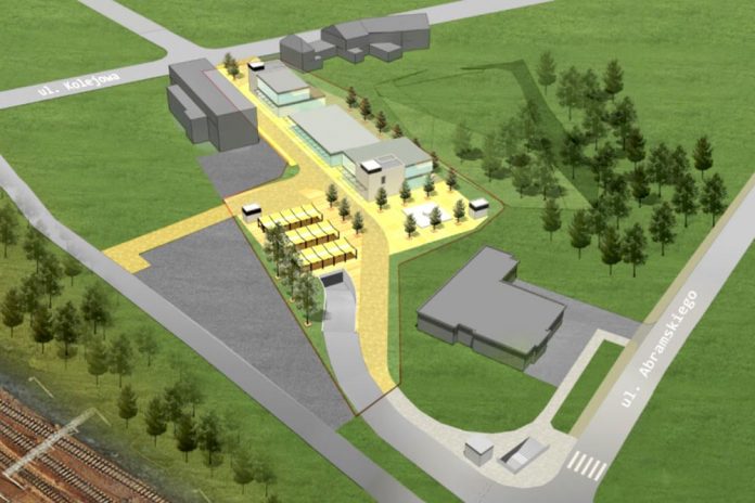 Projekt parkingu „Parkuj i Jedź” w Zielonce, źródło: Urząd Miasta Zielonka