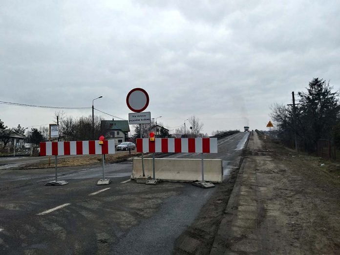 Zamknięta ulica Wołomińska w Radzyminie, fot. WWL24