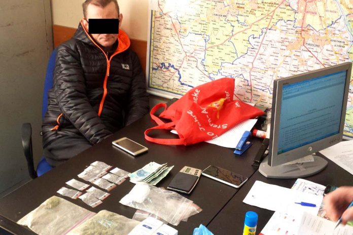 Zatrzymany 49-letni Artur K., fot: Komenda Powiatowa Policji w Wołominie