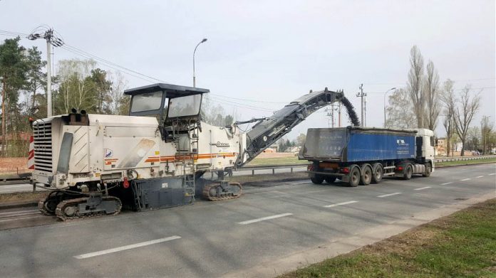 Kolejny etap remontu alei Piłsudskiego w Markach, fot: marki.pl