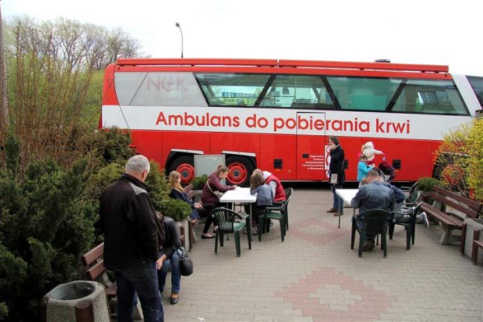 Akcja krwiodawstwa w Markach, fot: marki.pl
