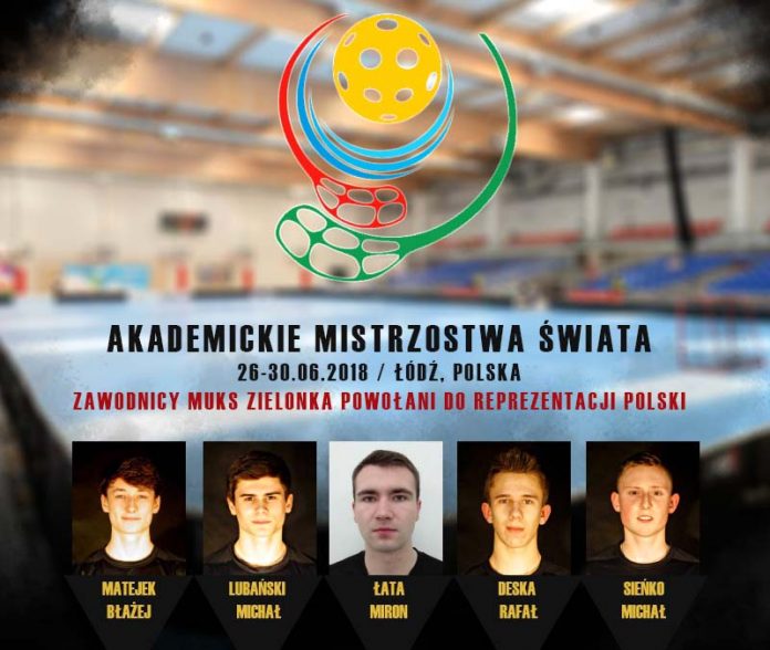 Zawodnicy MUKS Zielonka na Akademickich Mistrzostwach Świata w Unihokeju