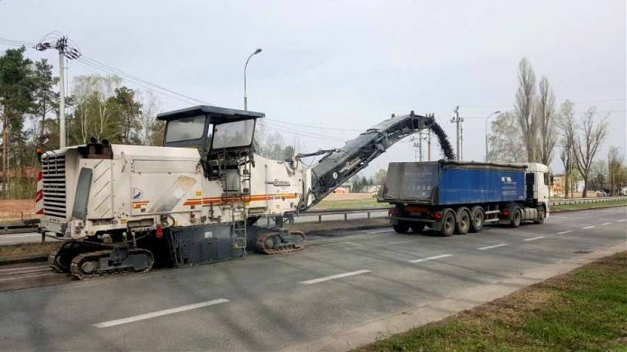Remont Alei Piłsudskiego w Markach, fot: marki.pl