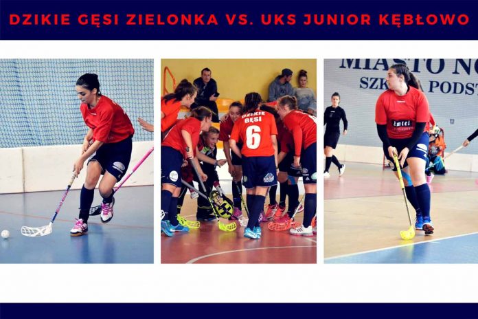 Dzikie Gęsi Zielonka grają z Juniorem Kębłowo