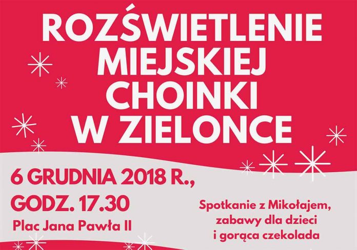 Rozświetlenie choinki miejskiej w Zielonce