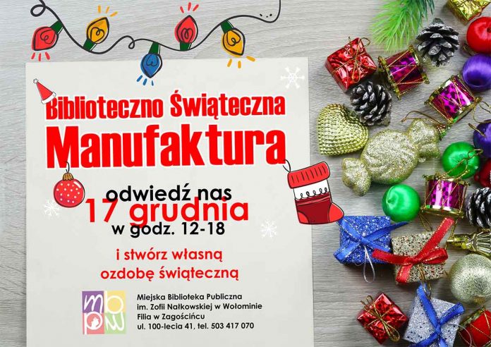Biblioteczno Świąteczna Manufaktura w Bibliotece
