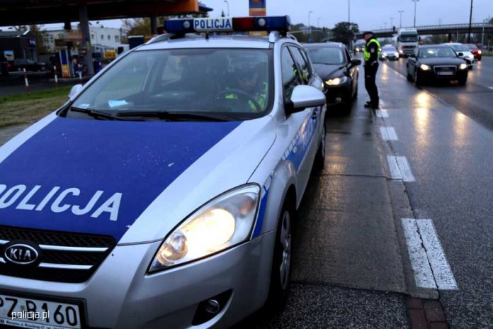 Kontrola drogowa, drogówka, fot: policja.pl