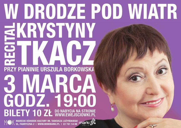 Krystyna Tkacz w Mareckim Ośrodku Kultury