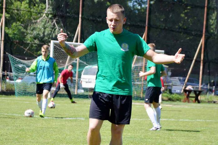 Marcovia zremisowała z rezerwami Świtu Nowy Dwór Mazowiecki, na zdjęciu: Adrian Dulat, fot: Marcovia Marki