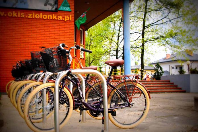 Wraca bezpłatna wypożyczalnia rowerów w Zielonce, fot: zielonka.pl
