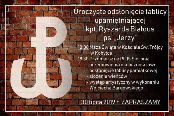 Kpt. Ryszard Białous „Jerzy” zostanie upamiętniony w Kobyłce