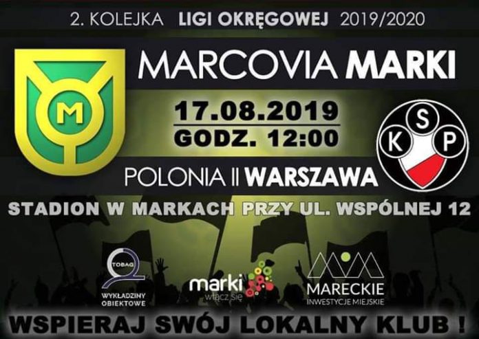 Marcovia Marki zmierzy się z drugim zespołem Polonii Warszawa