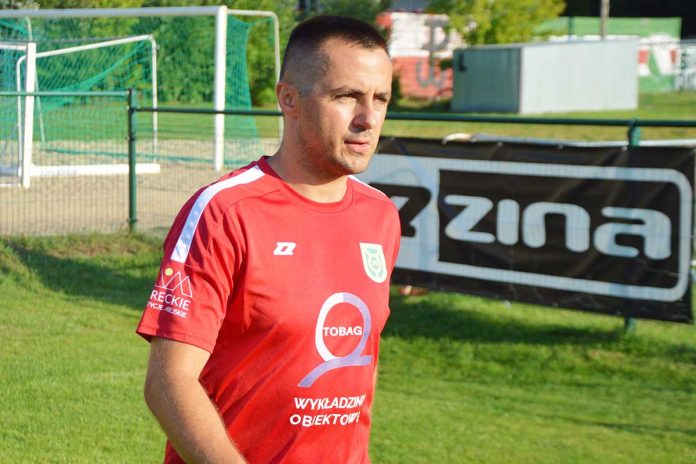 Grzegorz Brzeziński, pomocnik Marcovii, fot: Marcovia Marki