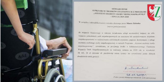 Zielonka w programie „Asystent osobisty osoby niepełnosprawnej” , fot: zielonka.pl