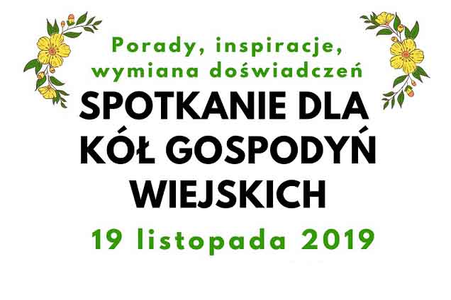 Spotkanie dla Kół Gospodyń Wiejskich w Woli Cygowskiej