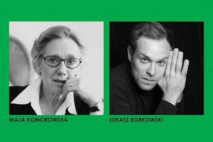 Maja Komorowska w Pałacu w Chrzęsnem