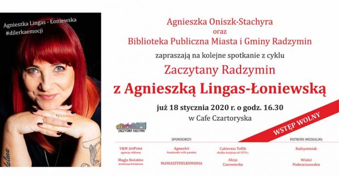 Spotkanie z pisarką Agnieszką Lingas-Łoniewską w Radzyminie