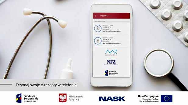 Trzymaj swoje e-recepty w telefonie, fot: mc.gov.pl