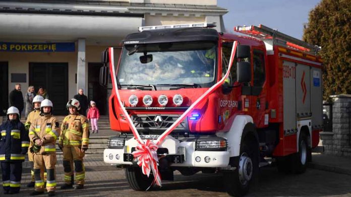 Nowy nabytek OSP Ząbki, fot: zabki.pl