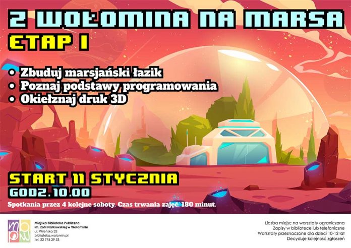 Z Wołomina na Marsa - warsztaty w bibliotece