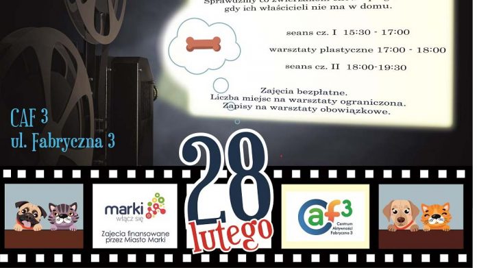 Kino warsztaty dla kochających zwierzęta, fot: marki.pl