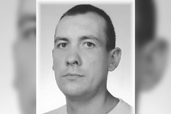 Poszukiwany Listem Gończym Kamil Radzio, fot: po;icja.pl