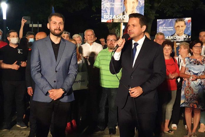Wieczór wyborczy Rafała Trzaskowskiego w Wołominie, fot: wolomin.org