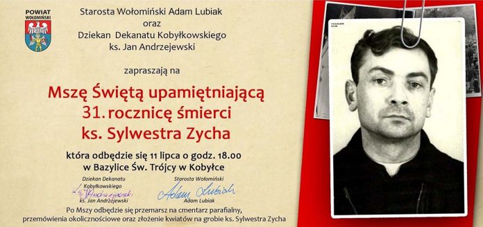 Msza Święta upamiętniająca 31. rocznicę śmierci ks. Sylwestra Zycha
