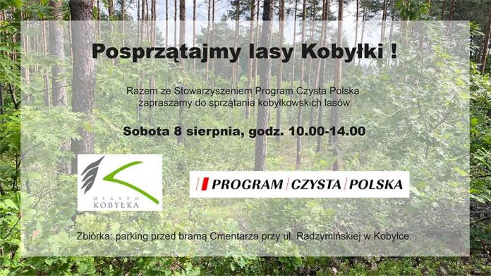 Sprzątanie kobyłkowskich lasów