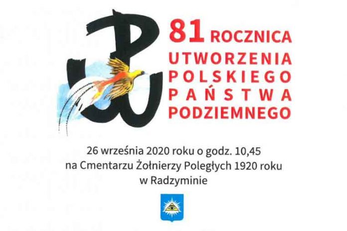 81. rocznica powstania Polskiego Państwa Podziemnego