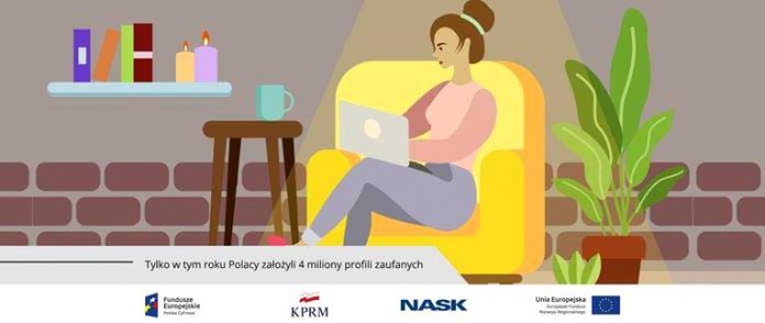 Tylko w tym roku cztery miliony Polaków założyło profil zaufany