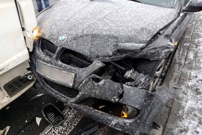 Trudne warunki na drogach, fot: policja.pl