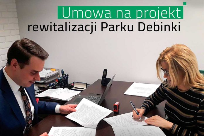 Kolejny krok do rewitalizacji Parku Dębinki w Zielonce, fot: zielonka.pl