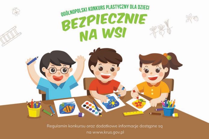 Placówka KRUS w Wołominie zaprasza dzieci do udziału w konkursie, ilustracja: krus.gov.pl