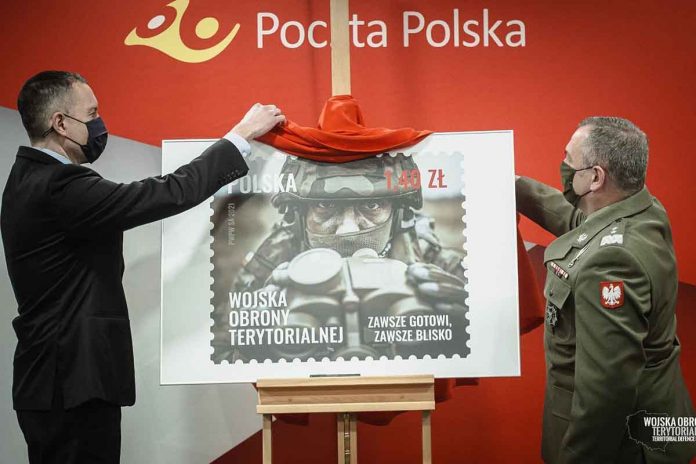 Terytorials na znaczku pocztowym, fot: 5MBOT