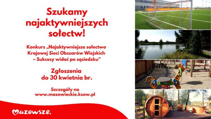 Rusza konkurs dla najaktywniejszych sołectw, ilustracja: mazovia.pl