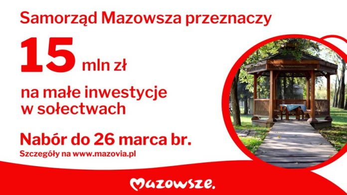 Ponad 15 mln zł dla sołectw od samorządu województwa, ilustracja: mazovia.pl