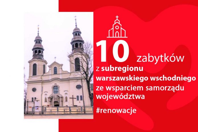 Zabytki ze wsparciem samorządu województwa, fot: mazovia.pl