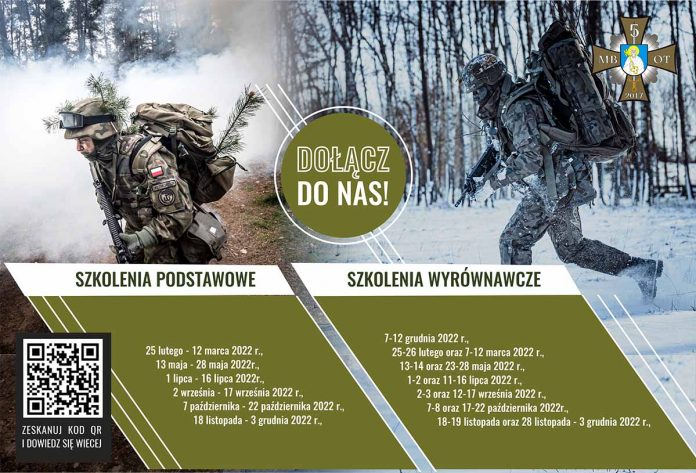 Już dziś zaplanuj udział w szkoleniu w 5 Mazowieckiej Brygadzie OT